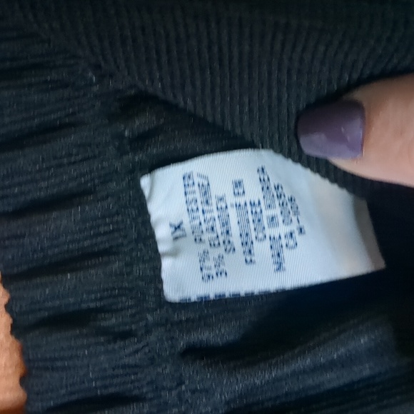 PENNINGTON'S* flat front 2 way zip front elastic back straight skirt poly spande - Picture 8 of 9